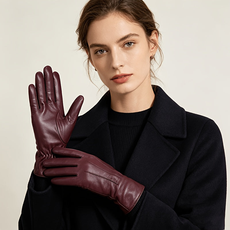 Gants coupe-vent doublés, 3 coloris