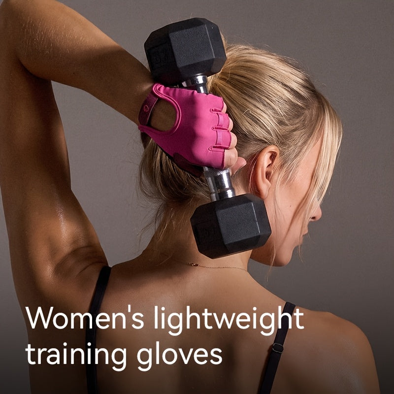 Gants de musculation sans doigts antidérapants en cuir, demi-doigts, respirant