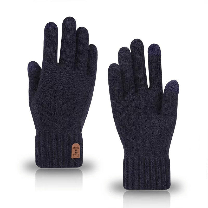 Gants tactiles longs en alpaga — lot de 3 paires