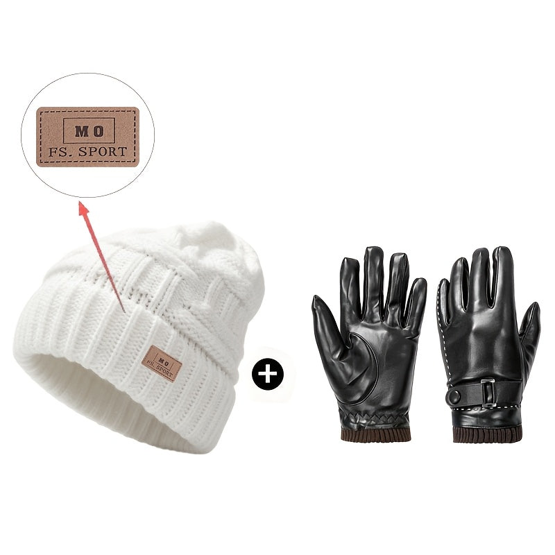 Blanc + gants