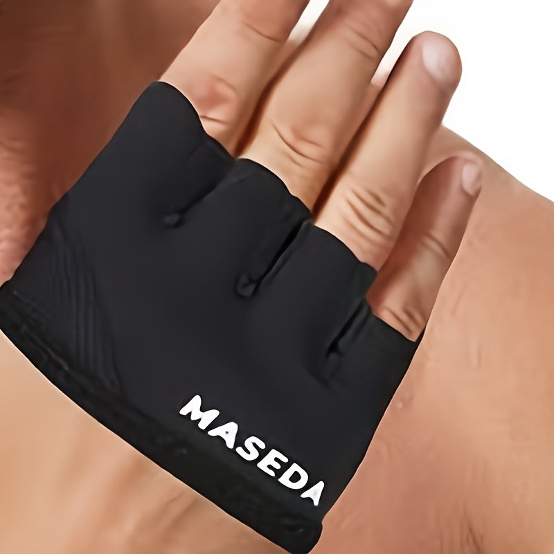 Gants de musculation à broche métal en cuir