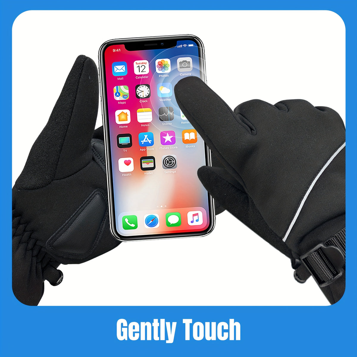 Gants de ski tactiles, du S au XL