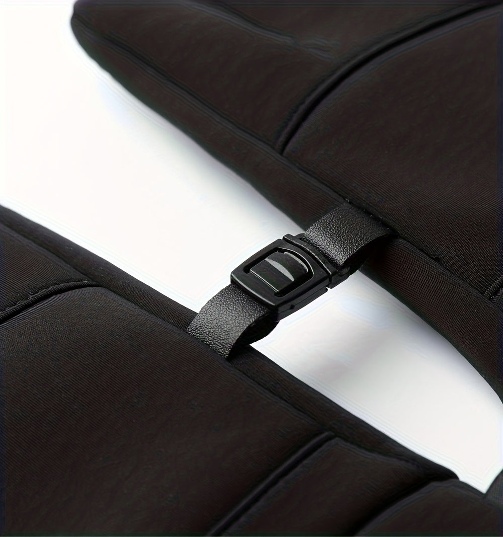 Gants tactiles coupe-vent en simili cuir