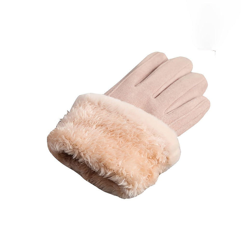Gants en suédine