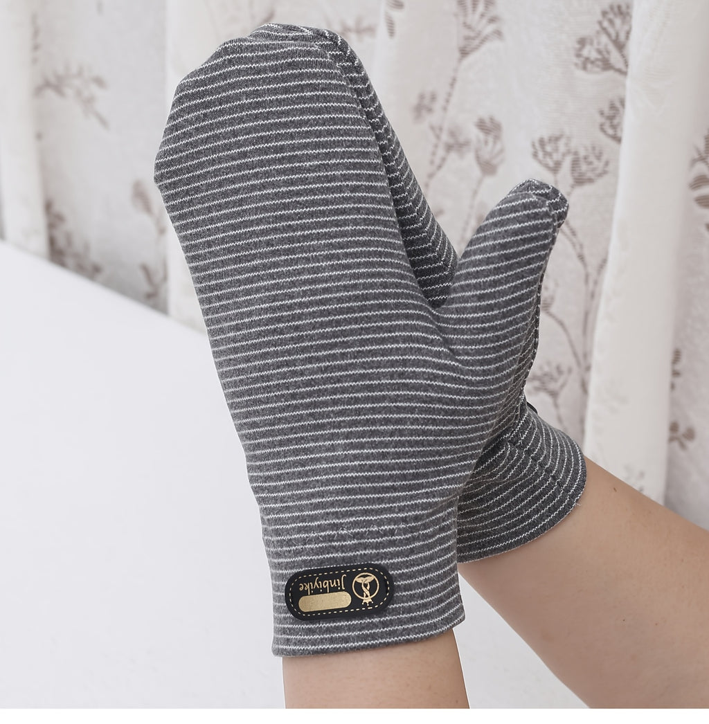 Gants sans doigts thermiques en maille, 5 coloris