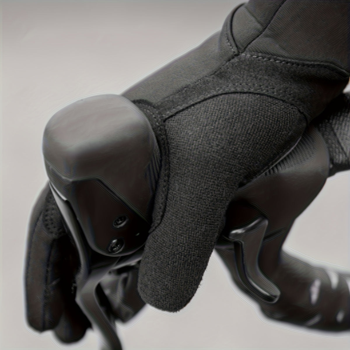 Gants de vélo en maille, noir, tactile