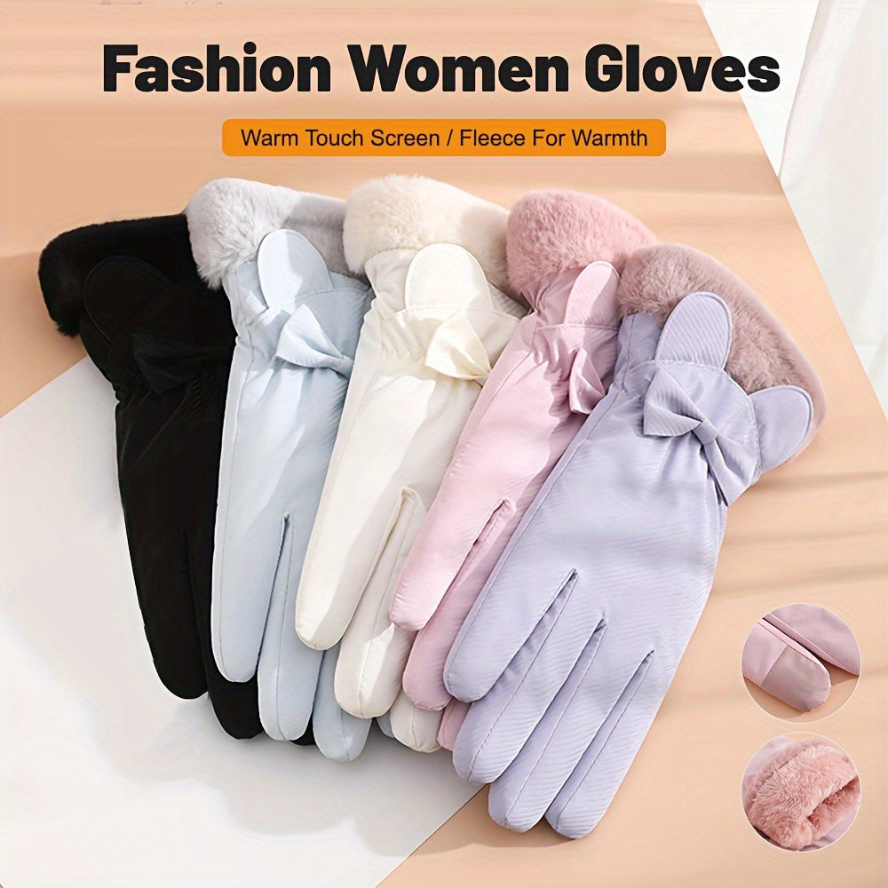 Gants coupe-vent thermiques en maille