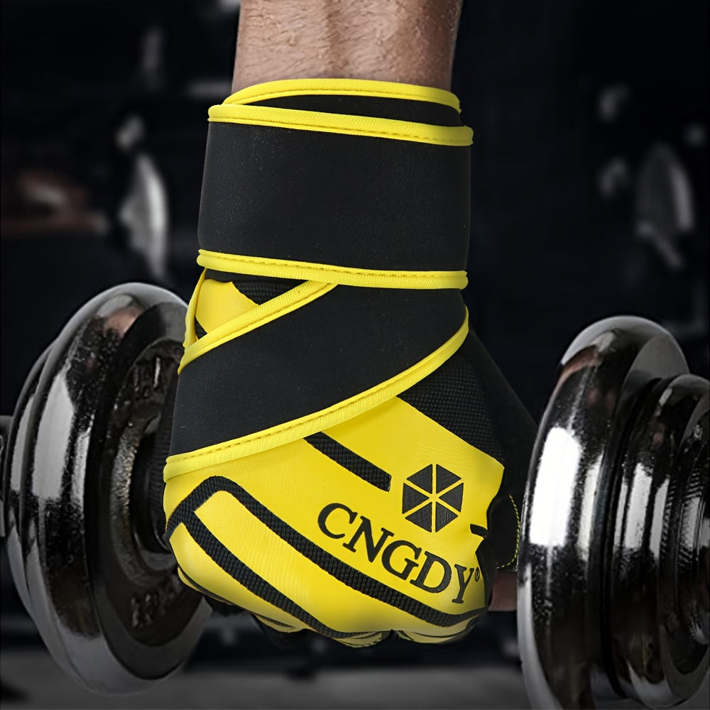 Gants de musculation sans doigts antidérapants en maille, 6 coloris