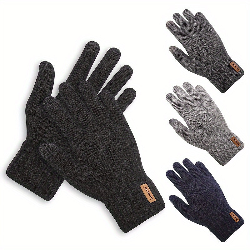 Gants tactiles de vélo en alpaga