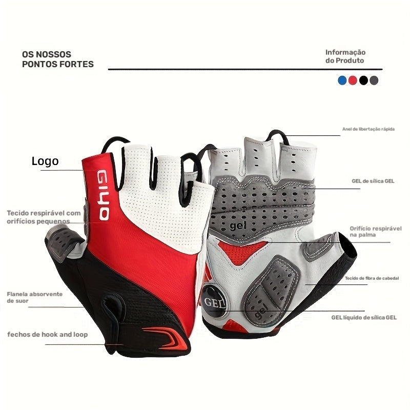 Gants de vélo, du M au XL, noir
