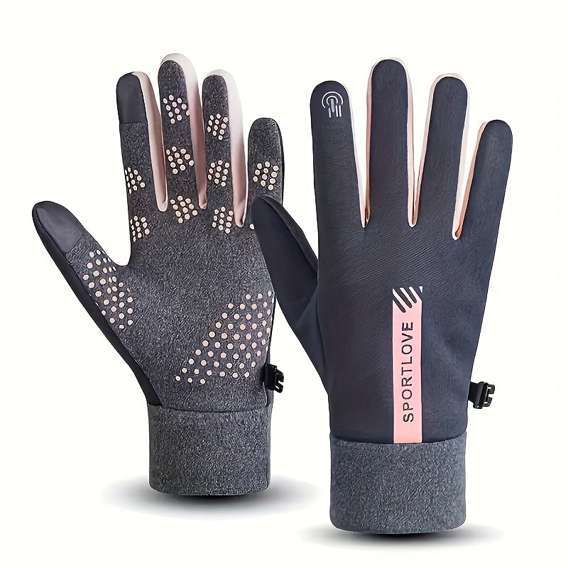 Gants de ski tactiles à picots