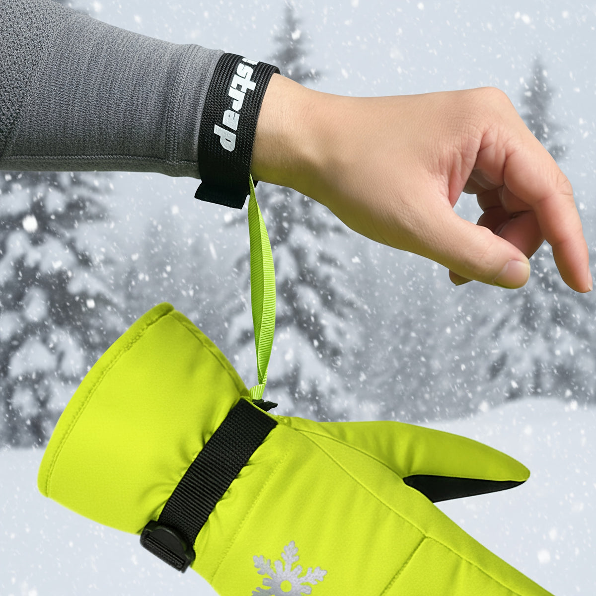 Gants coupe-vent antidérapants en maille, 4 coloris