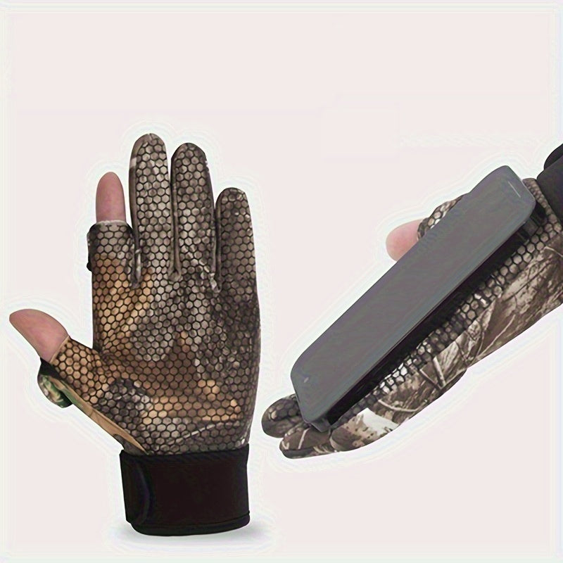 Gants tactiles en maille (modèle 2)