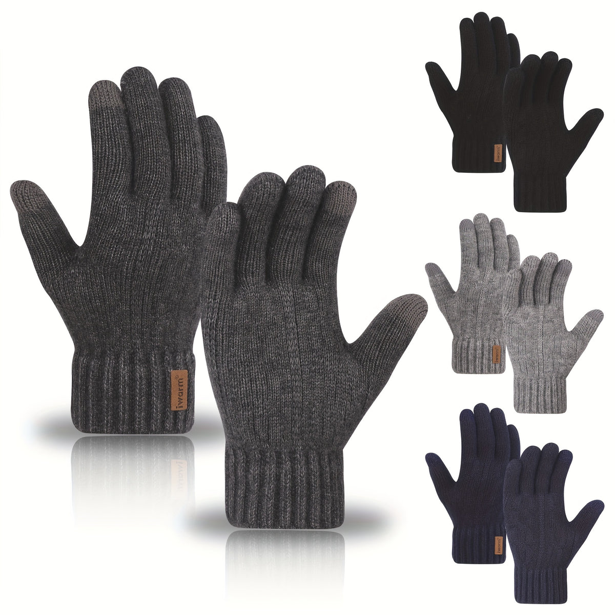 Gants tactiles de vélo en alpaga