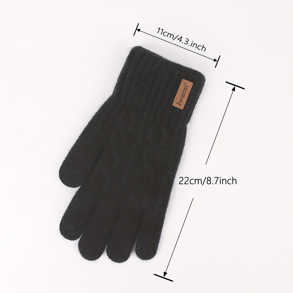Gants tactiles de vélo en alpaga