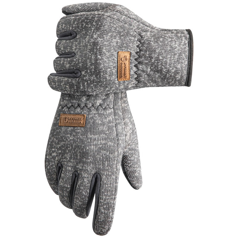 Gants tactiles coupe-vent de ski en maille, 2 coloris, du S au XL
