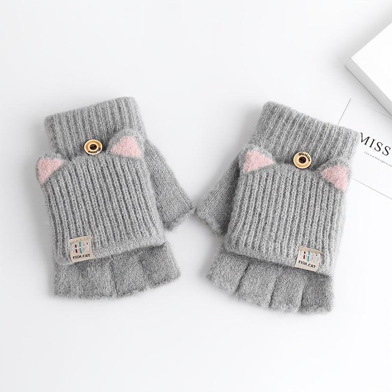 Gants coupe-vent en laine