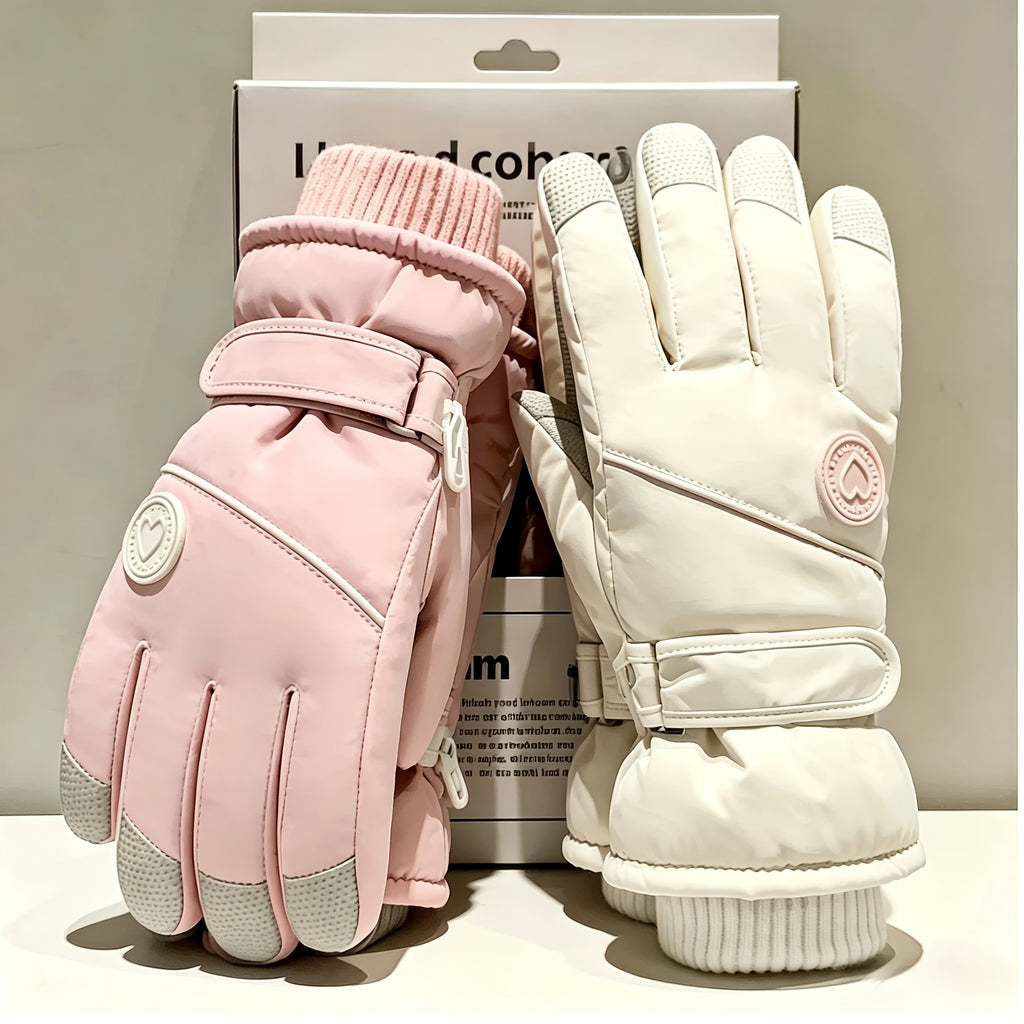 Gants de ski — lot de 2 paires imperméables