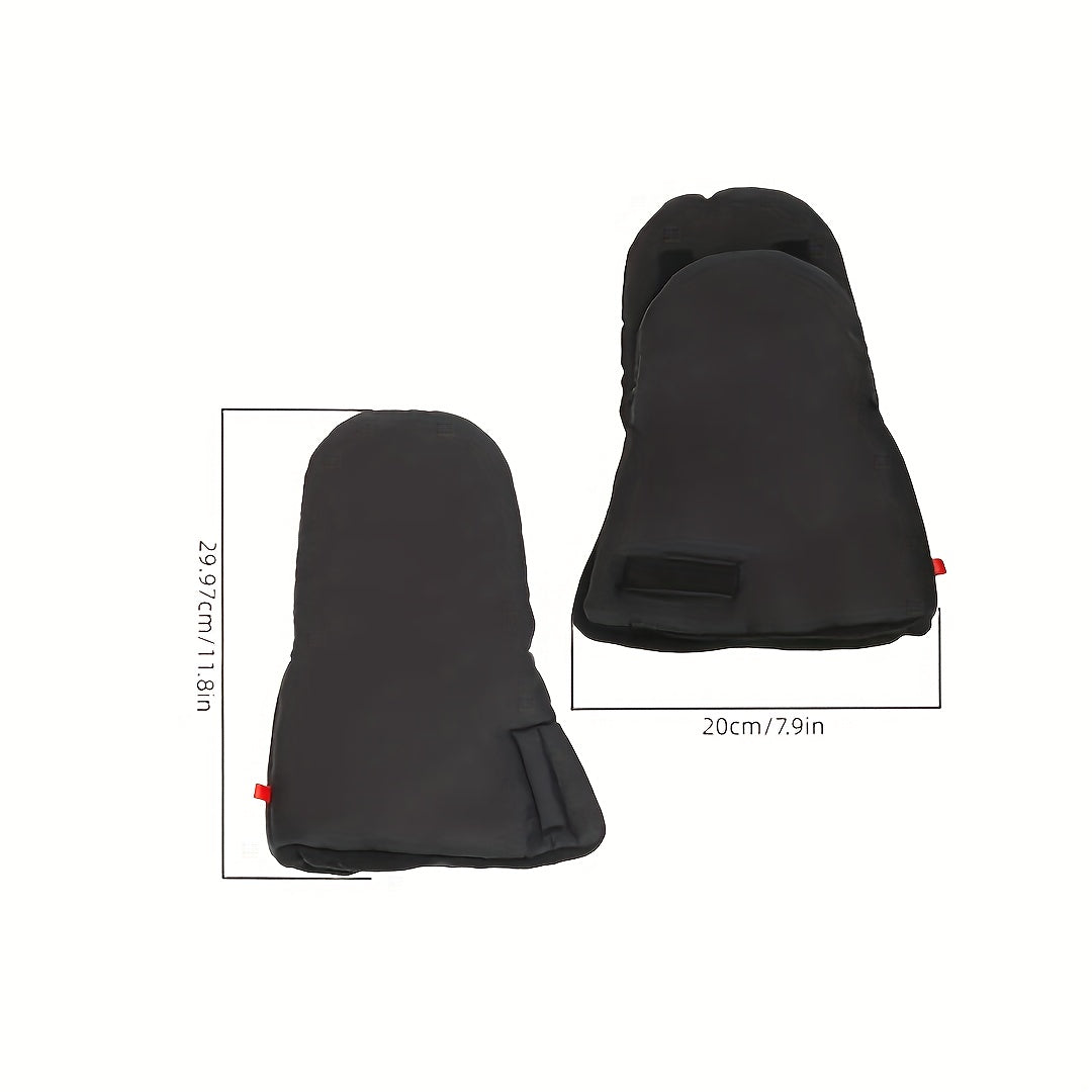 Moufles de moto imperméables à manchette longue en maille