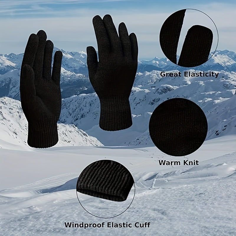 Gants de ski en maille — lot de 9 paires
