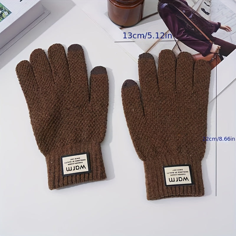 Gants en maille