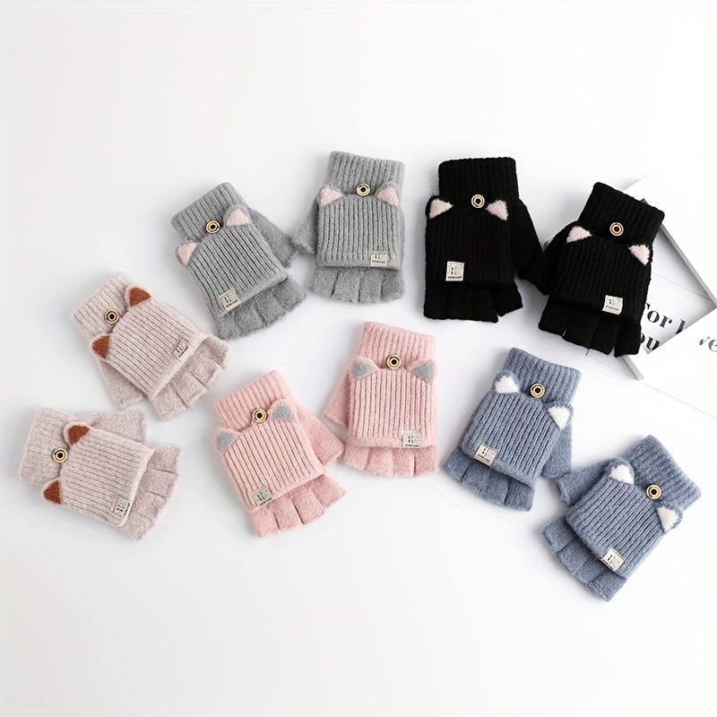 Gants coupe-vent en laine
