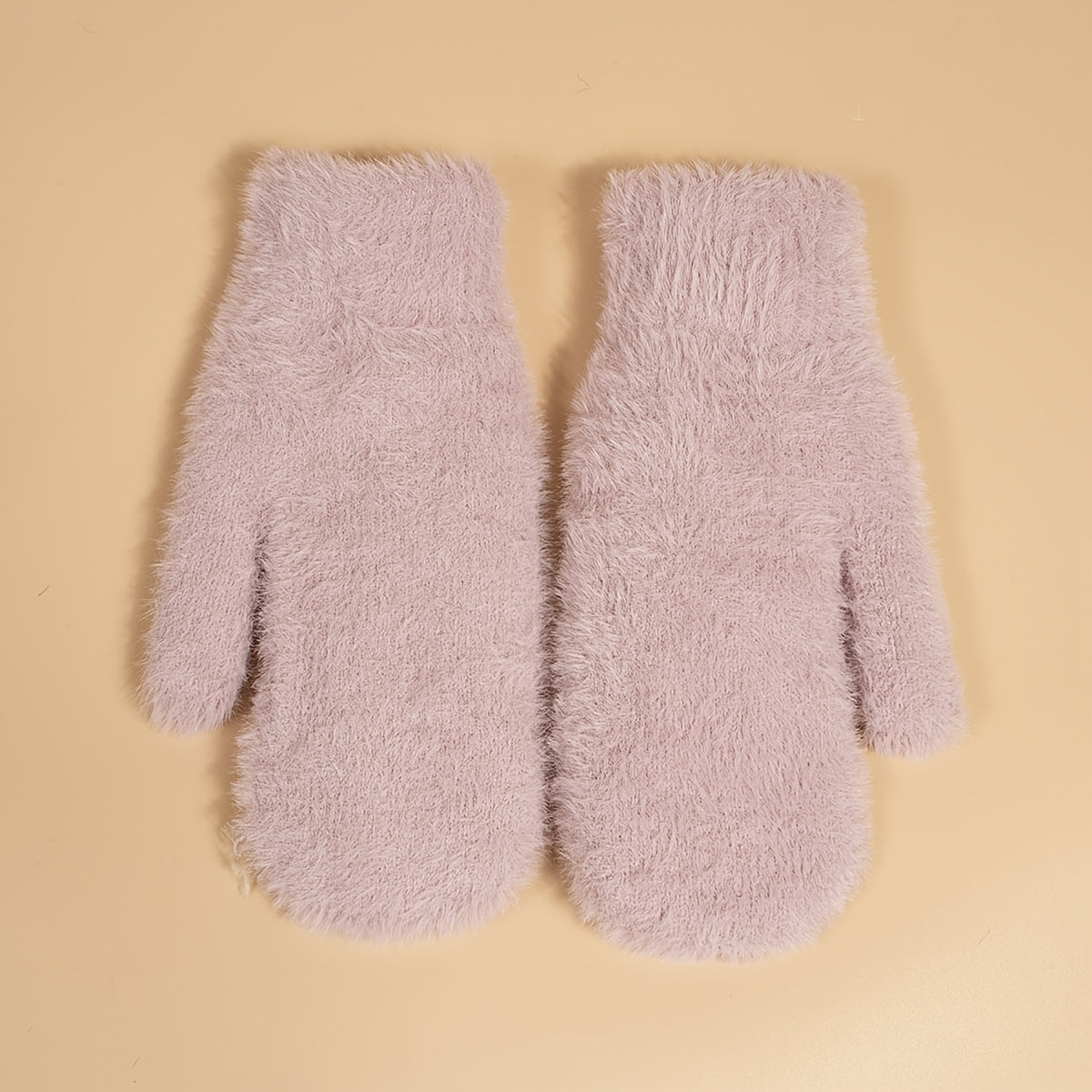 Moufles, pour le grand froid, rose, gris, noir, crème, violet