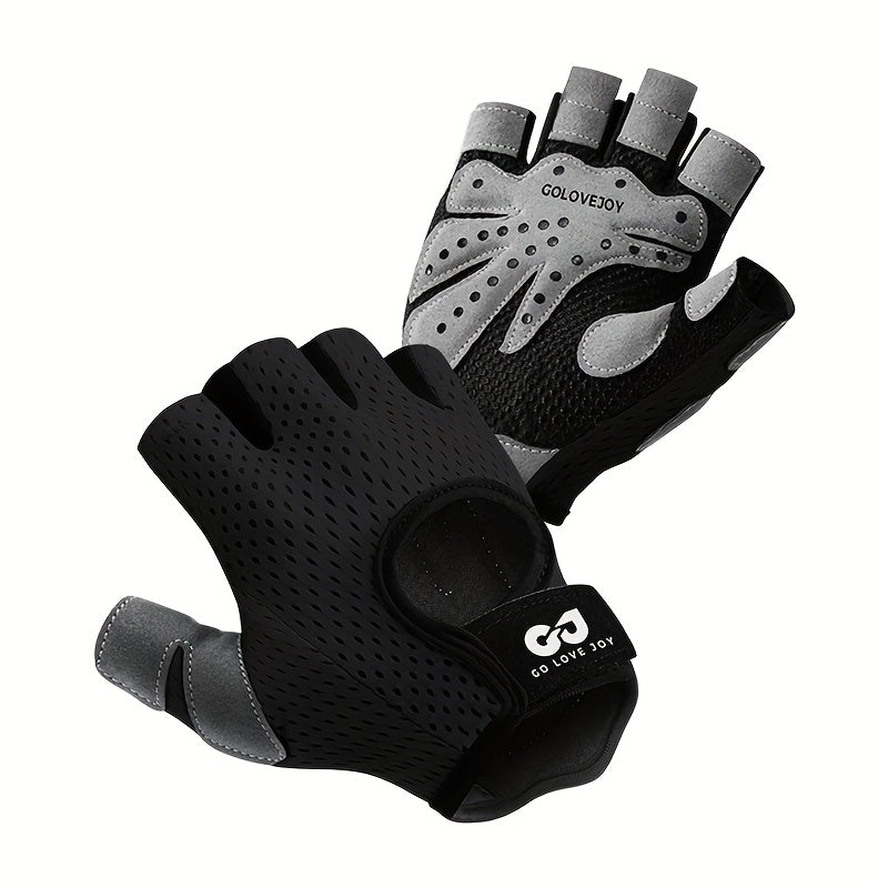 Mitaines de musculation, demi-doigts, rose, noir, noir