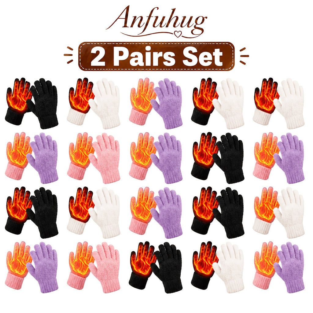 Gants coupe-vent en peluche