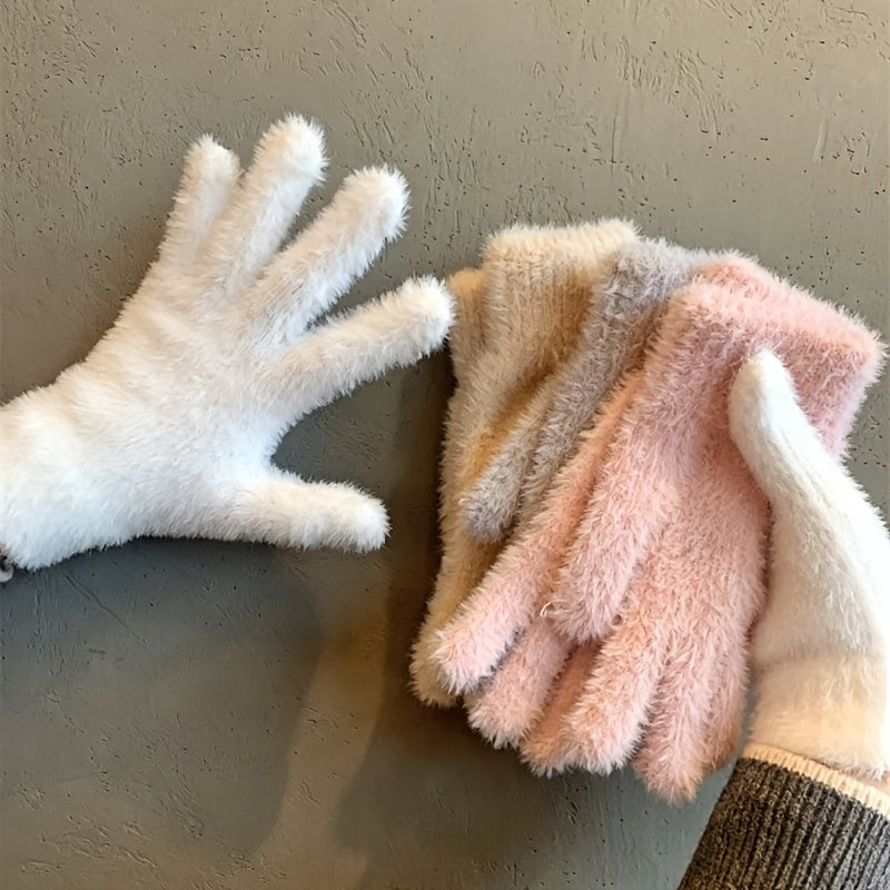 Gants thermiques en maille, 6 coloris
