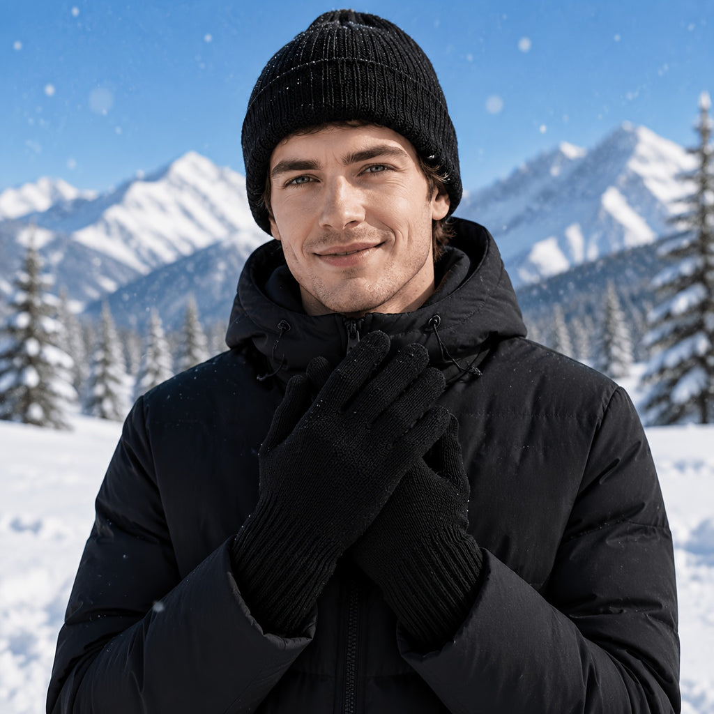 Gants de ski en maille — lot de 8 paires