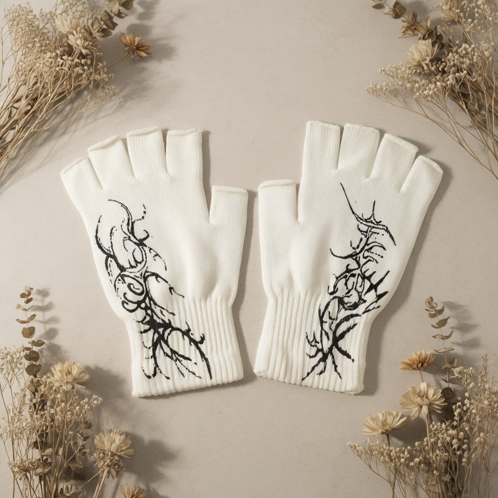 Gants sans doigts, gothique