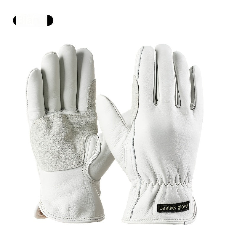 Gants en cuir, 3 coloris