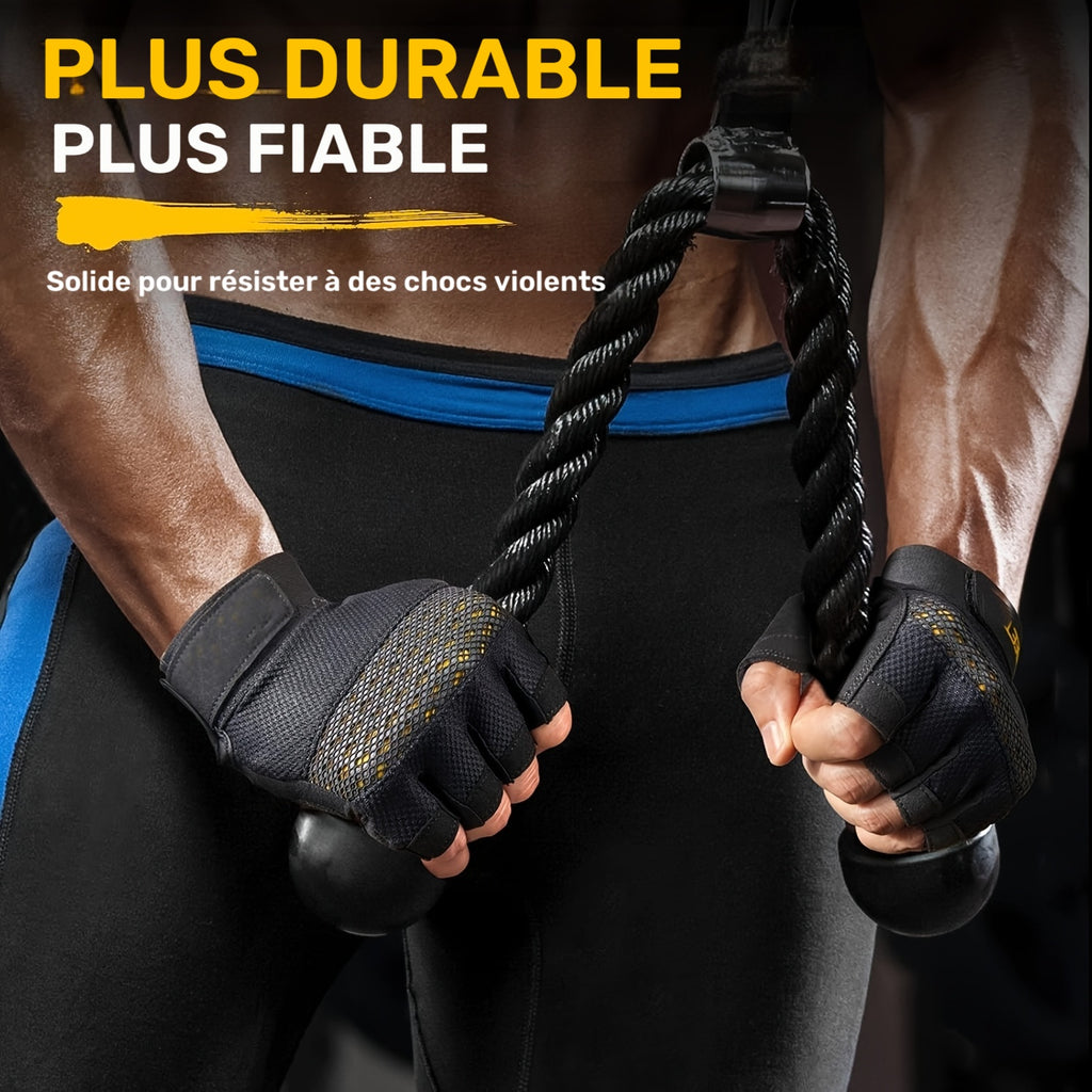 Gants de musculation antidérapants, 4 coloris
