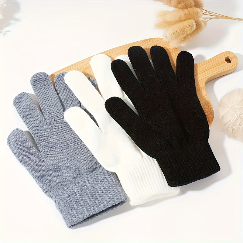 Gants thermiques de ski en maille