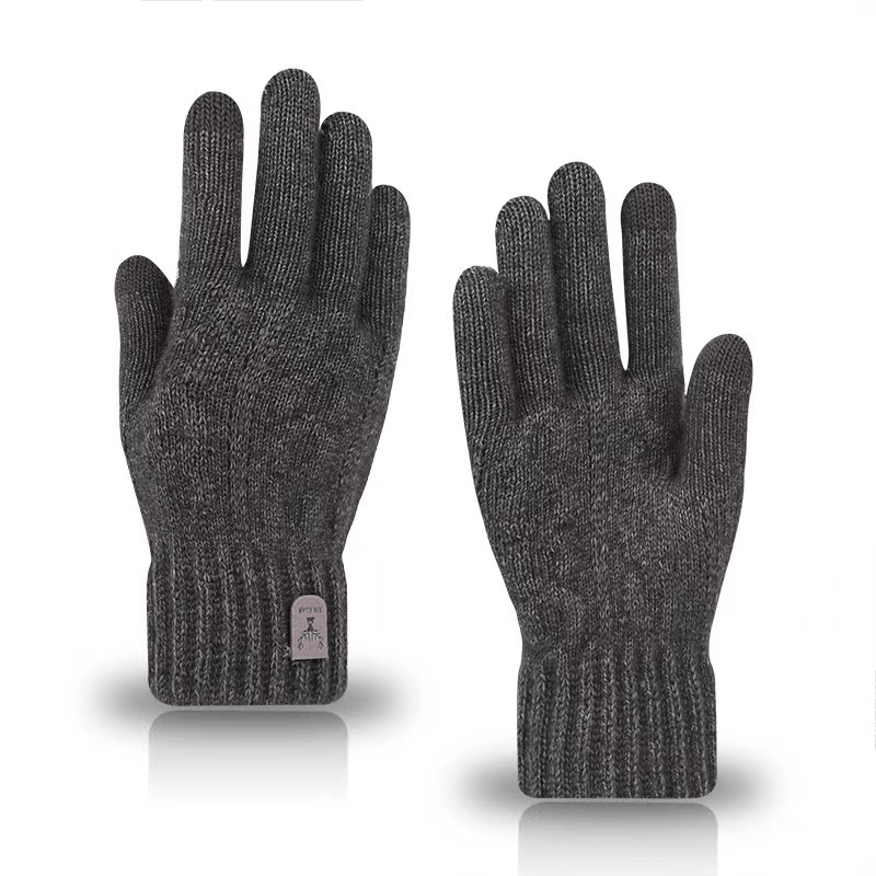 Gants tactiles longs en alpaga — lot de 3 paires