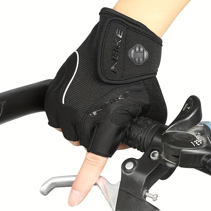 Mitaines de vélo à paume renforcée en simili cuir