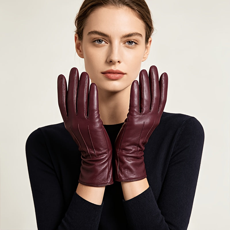 Gants coupe-vent doublés, 3 coloris