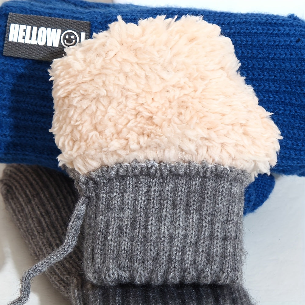 Gants doublés thermiques en laine