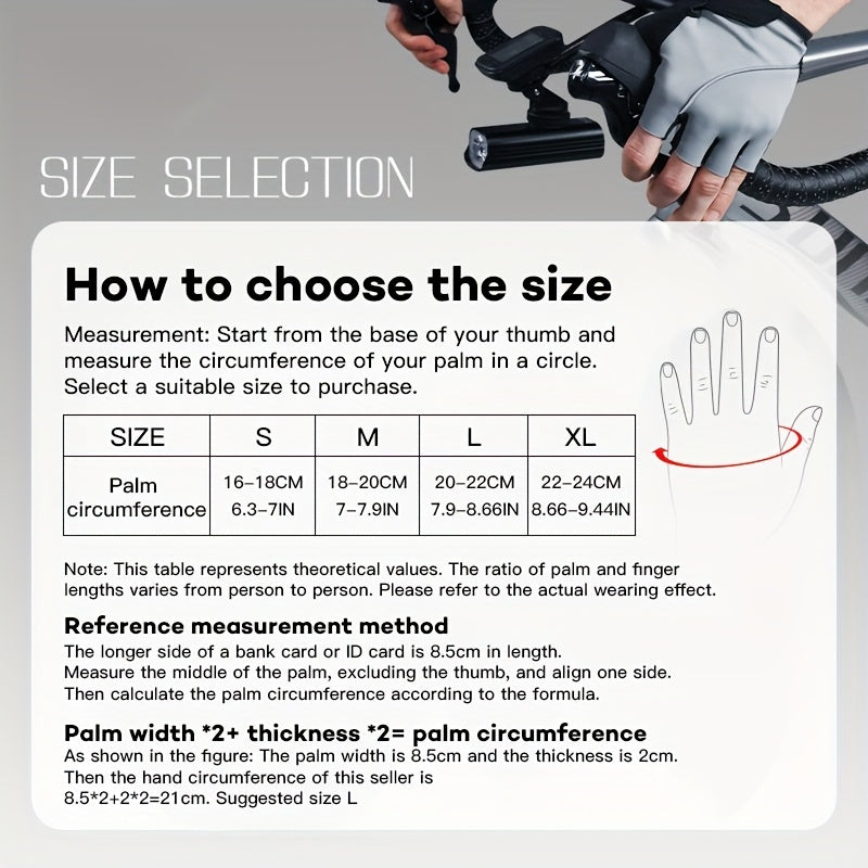Gants de vélo, du S au XL