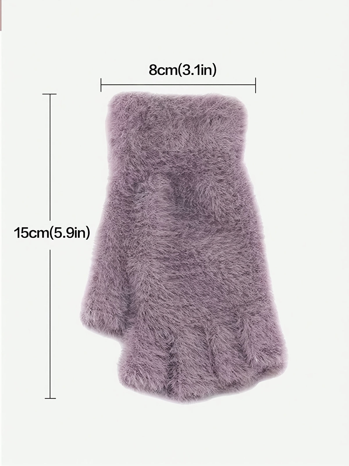 Gants sans doigts en maille, 2 coloris, tissé