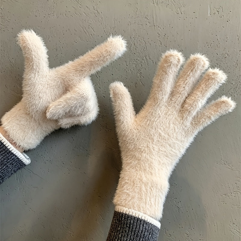 Gants thermiques en maille, 6 coloris