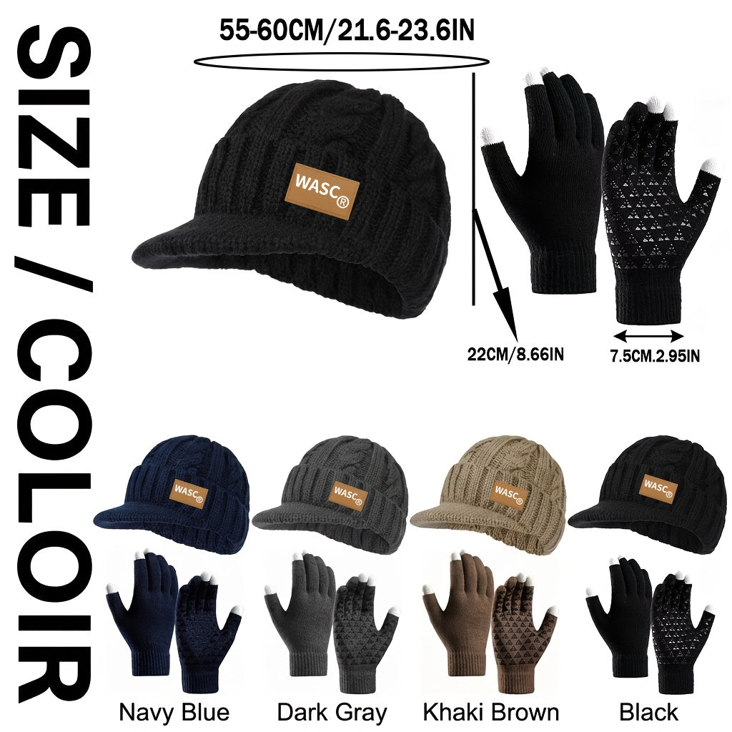 Gants en maille, 4 coloris