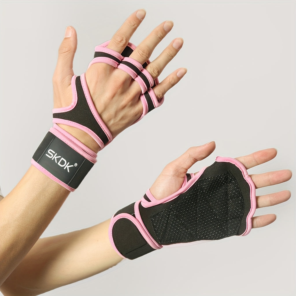 Gants de musculation à sangle de poignet à boucle