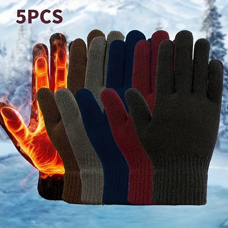5 pièces (noir + gris + bordeaux + bleu marine + marron)