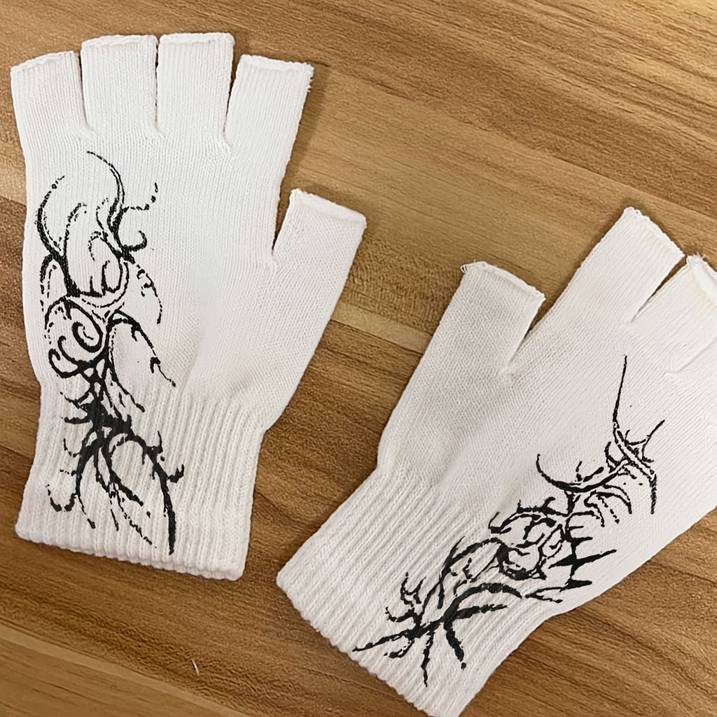 Gants sans doigts, gothique