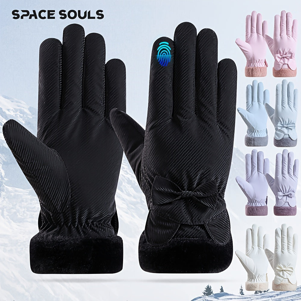 Gants coupe-vent thermiques en maille