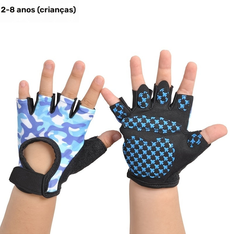 Gants de vélo pour enfant, du S au M, blue