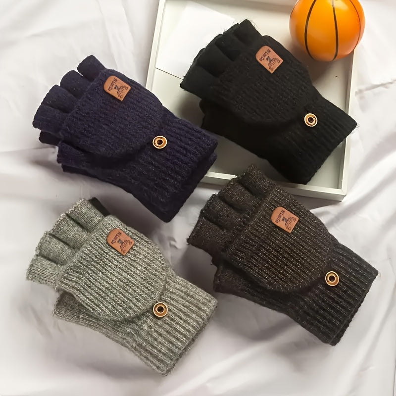 Gants sans doigts de vélo en cachemire