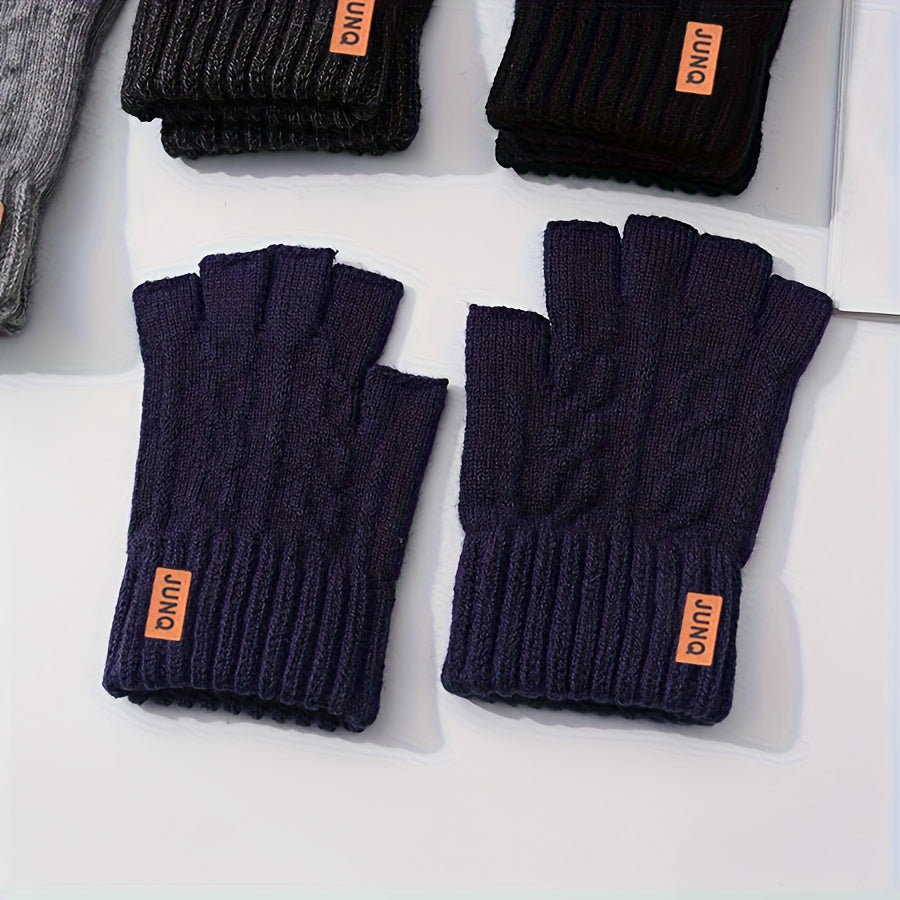 Gants sans doigts coupe-vent de vélo en maille